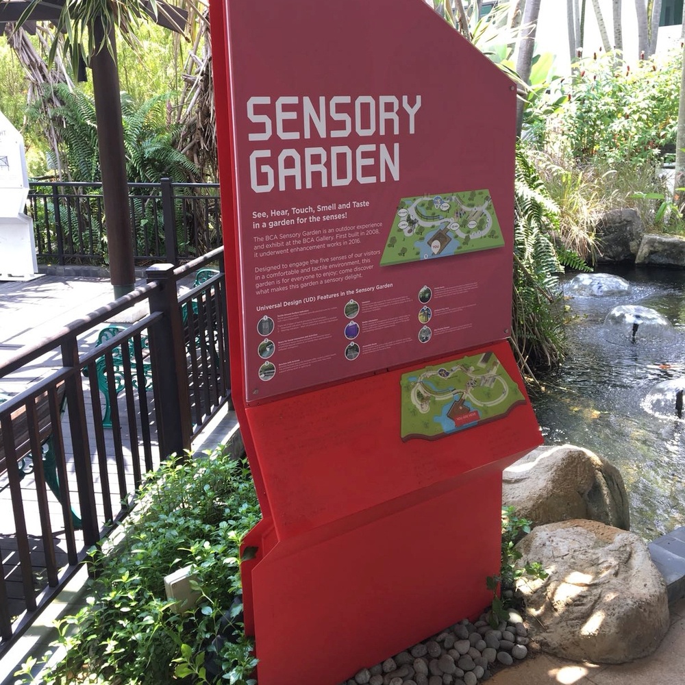 BCA Sensory Garden Braille Sign by Maneki Signage